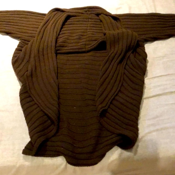 Brown cardigan sweater - Picture 1 of 3
